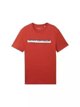 Футболка TOM TAILOR DENIM, цвет Grenadine