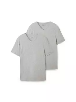 Футболка TOM TAILOR DENIM, цвет mottled grey