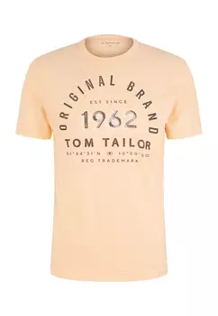 Футболка Tom Tailor, оранжевый