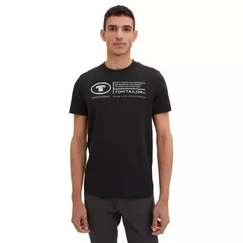 Футболка Tom Tailor Printed 1035611, черный