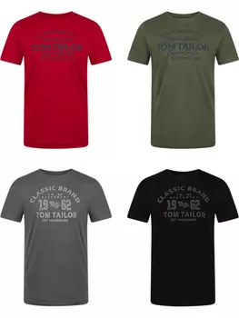 Футболка Tom Tailor, разноцветный