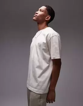 Футболка Toman свободного кроя цвета экрю Topman