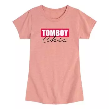 Футболка Tomboy Chic с рисунком для девочек 7–16 лет Licensed Character, розовый