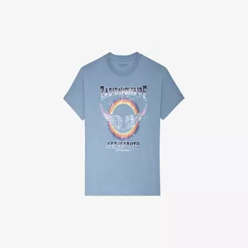 Футболка Tommer с графичным принтом Zadig&Voltaire, цвет horizon