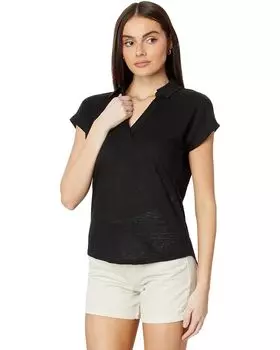 Футболка Tommy Bahama Linnea Johnny Collar SS, черный