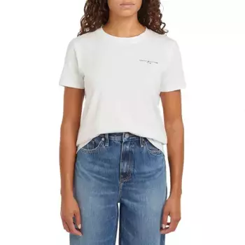 Футболка Tommy Hilfiger 1985 Reg Mini Corp Logo, белый