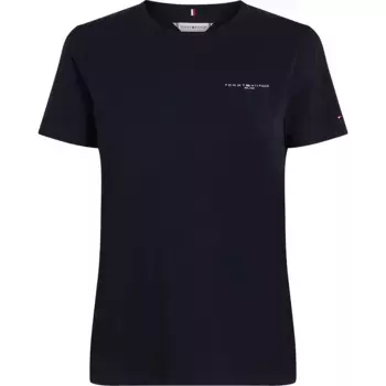 Футболка Tommy Hilfiger 1985 Reg Mini Corp Logo, черный