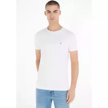 Футболка Tommy Hilfiger "CORE STRETCH SLIM C-NECK TEE", белый
