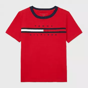 Футболка Tommy Hilfiger Kids' Flag, красный