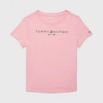 Футболка Tommy Hilfiger Kids' Logo, розовый