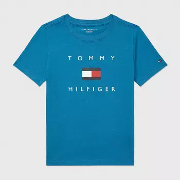 Футболка Tommy Hilfiger Kids' Logo, синий