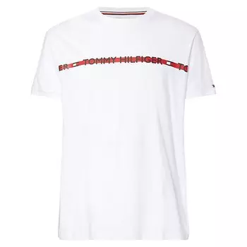 Футболка Tommy Hilfiger Logo Stripe, белый