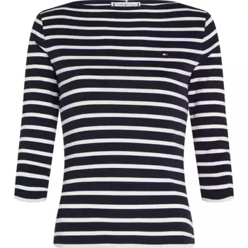 Футболка Tommy Hilfiger New Cody Slim 3/4 sleeve, разноцветный