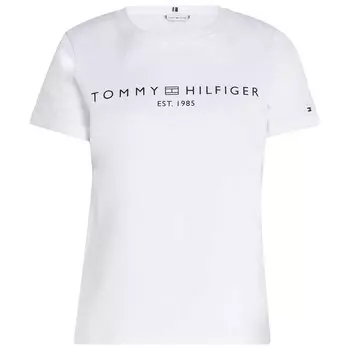 Футболка Tommy Hilfiger Reg Corp Logo Regular Fit, белый