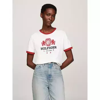 Футболка Tommy Hilfiger Reg Varsity, белый