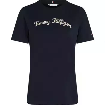 Футболка Tommy Hilfiger Regular Script, синий