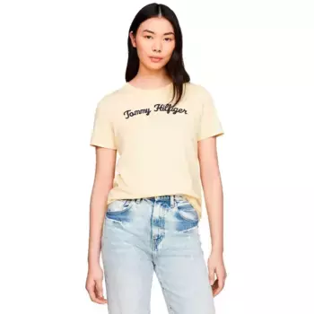 Футболка Tommy Hilfiger Regular Script, желтый