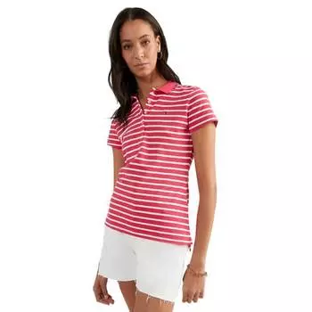 Футболка Tommy Hilfiger Slim Fit Stripe Polo, розовый