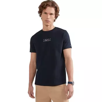 Футболка Tommy Hilfiger Square Logo, темно-синий
