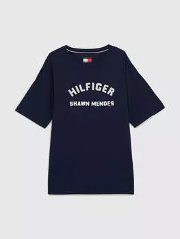 Футболка Tommy Hilfiger X Shawn Mendes Logo, темно-синий