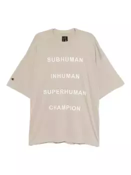Футболка Tommy из коллаборации с Champion Rick Owens X Champion, нейтральный