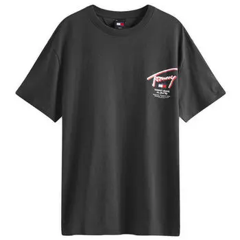 Футболка Tommy Jeans 3D Signature T-Shirt, черный