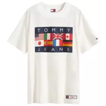 Футболка Tommy Jeans Archive Games T-Shirt, цвет Ancient White