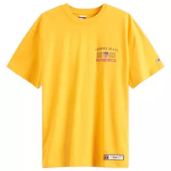 Футболка Tommy Jeans Archive Games T-Shirt, цвет College Gold