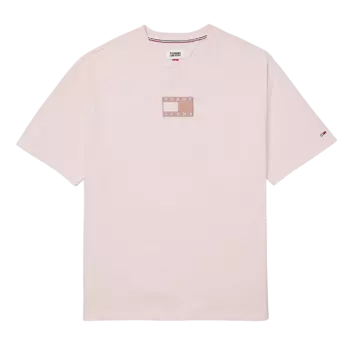Футболка Tommy Jeans Badge Logo, светло-розовый