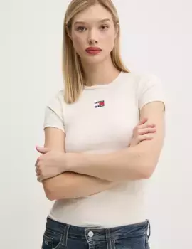Футболка Tommy Jeans, бежевый