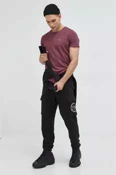 Футболка Tommy Jeans, бордовый