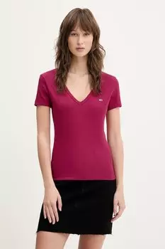 Футболка Tommy Jeans, бордовый