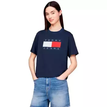Футболка Tommy Jeans Bxy Flag Ext, синий