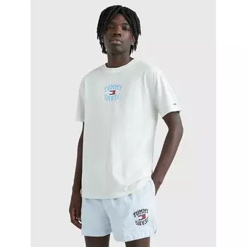 Футболка Tommy Jeans Classic Arched Logo, белый
