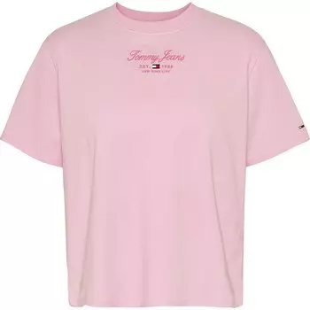 Футболка Tommy Jeans Cls Essential Logo 2+, розовый