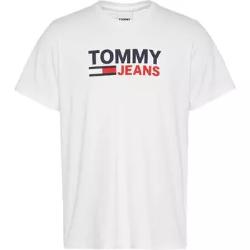 Футболка Tommy Jeans Corp Logo, белый