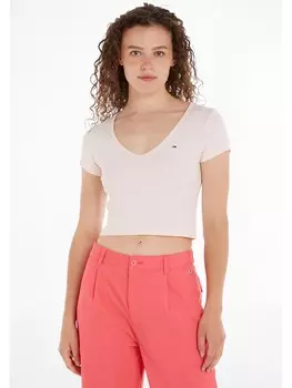 Футболка TOMMY JEANS, цвет ros