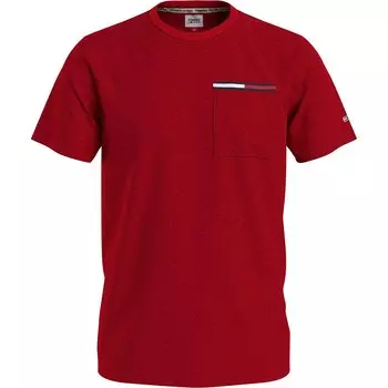Футболка Tommy Jeans Essential Flag Pocket, красный