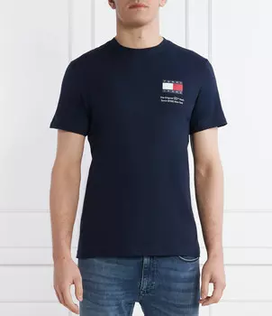 Футболка Tommy Jeans ESSENTIAL Regular Fit, темно-синий