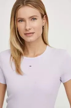 Футболка Tommy Jeans, фиолетовый
