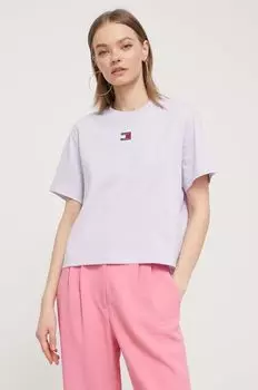 Футболка Tommy Jeans, фиолетовый