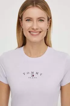 Футболка Tommy Jeans, фиолетовый