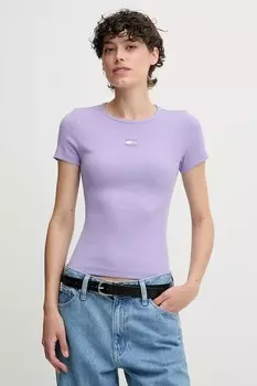 Футболка Tommy Jeans, фиолетовый