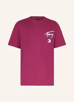 Футболка Tommy Jeans, фуксия