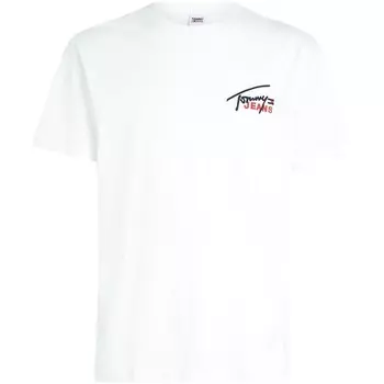 Футболка Tommy Jeans Graphic Signature Logo, белый