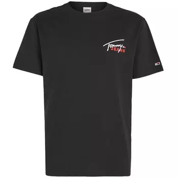 Футболка Tommy Jeans Graphic Signature Logo, черный