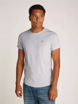 Футболка Tommy Jeans JASPE Slim Fit, серый