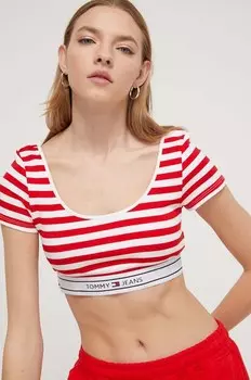 Футболка Tommy Jeans, красный