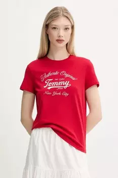 Футболка Tommy Jeans, красный