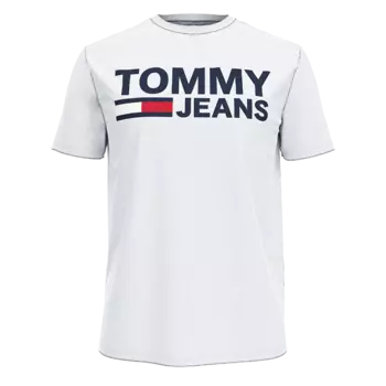 Футболка Tommy Jeans Lockup, белый